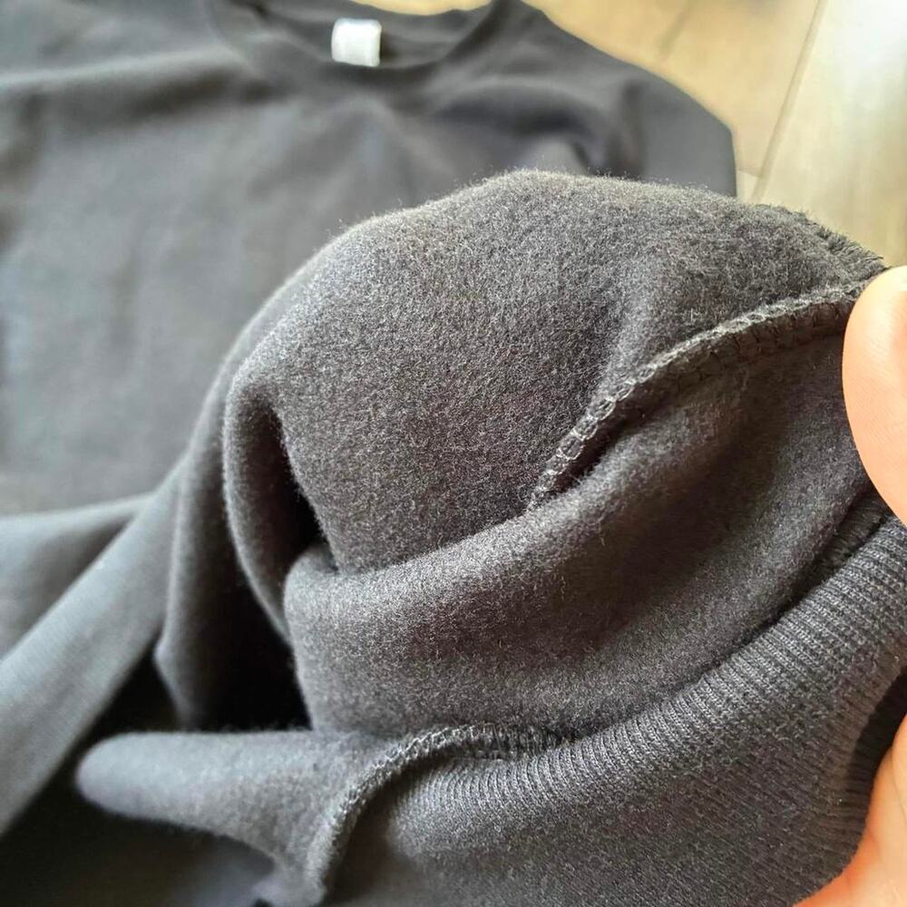 Alo Black Accolade Pullover Crewneck Size Medium - Picture 6 of 8